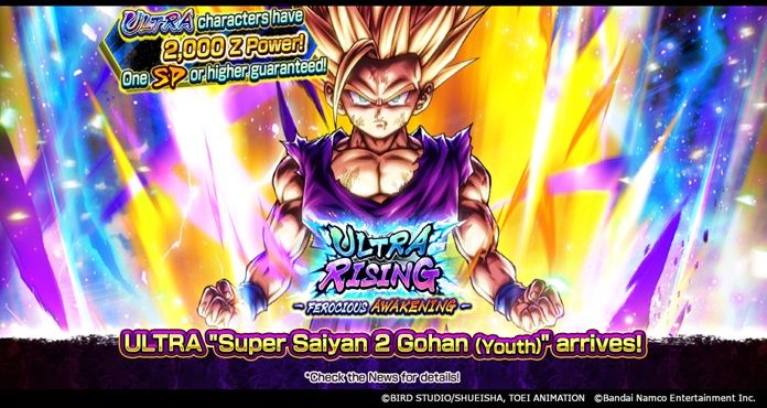 Le nouveau Gohan ULTRA Super Saiyan 2 (Jeunesse) arrive dans Dragon Ball Legends!